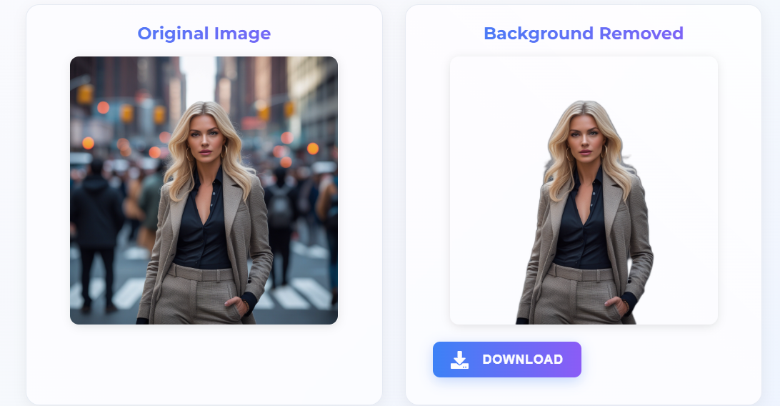 Scenith AI Background Remover Interface
